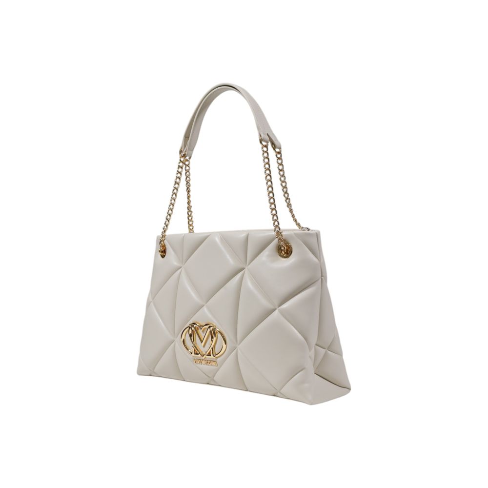 Beige Polyethylene Handbag