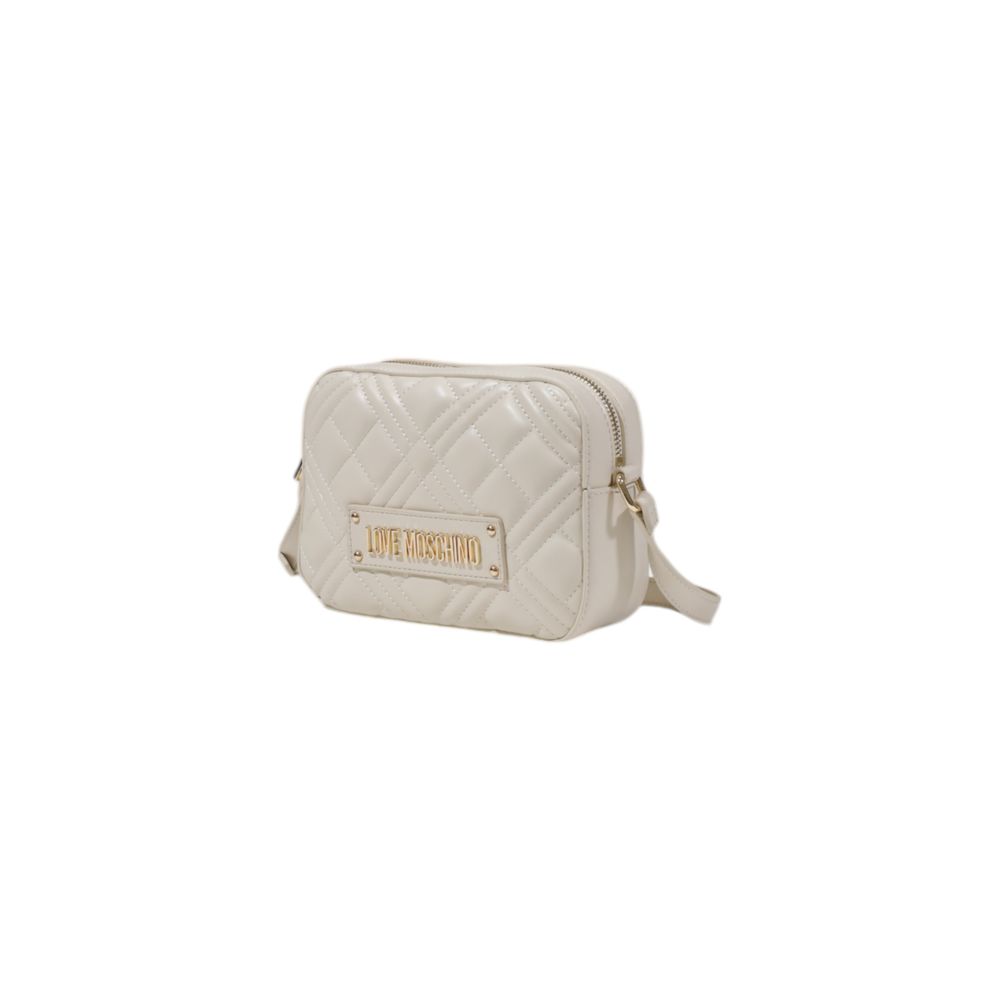 Beige Polyethylene Handbag