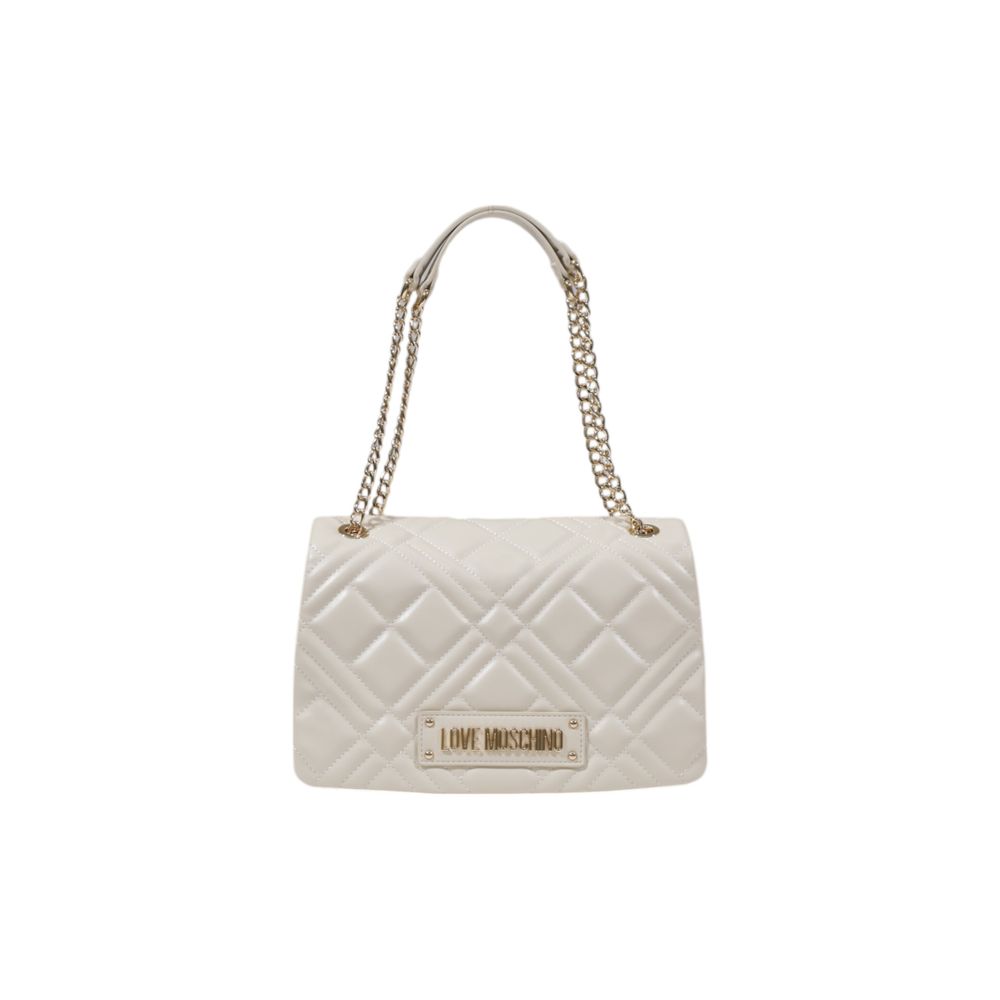 Beige Polyethylene Handbag