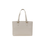 Beige Polyethylene Handbag