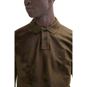 Green Cotton Polo Shirt