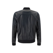 Leather Bomber Jacket