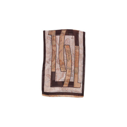 Brown Polyester Scarf