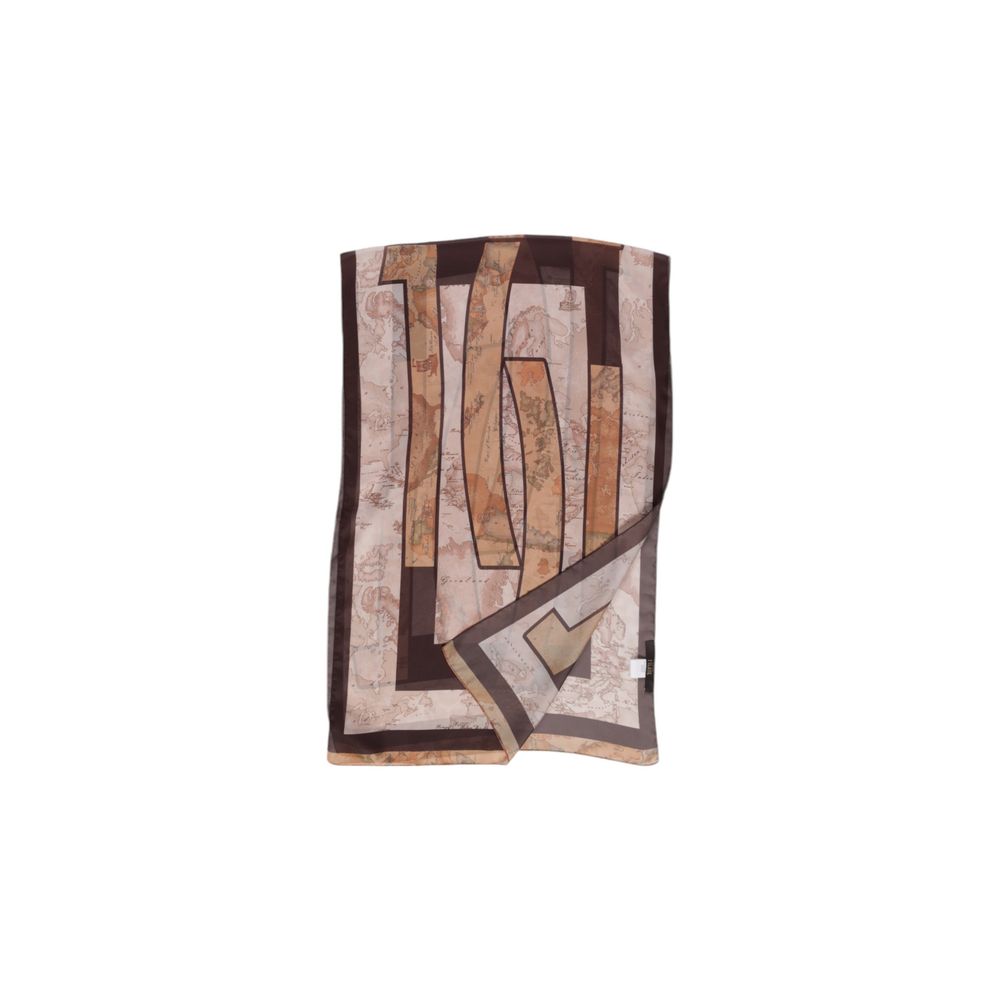 Brown Polyester Scarf