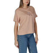 Pink Cotton Tops & T-Shirt