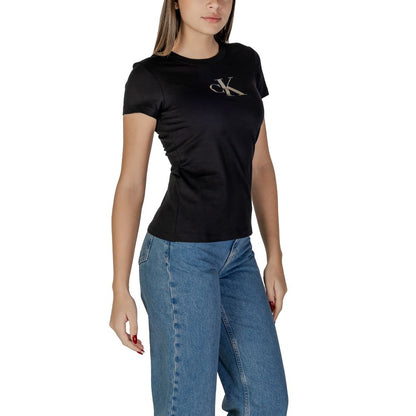 Black Cotton Tops & T-Shirt