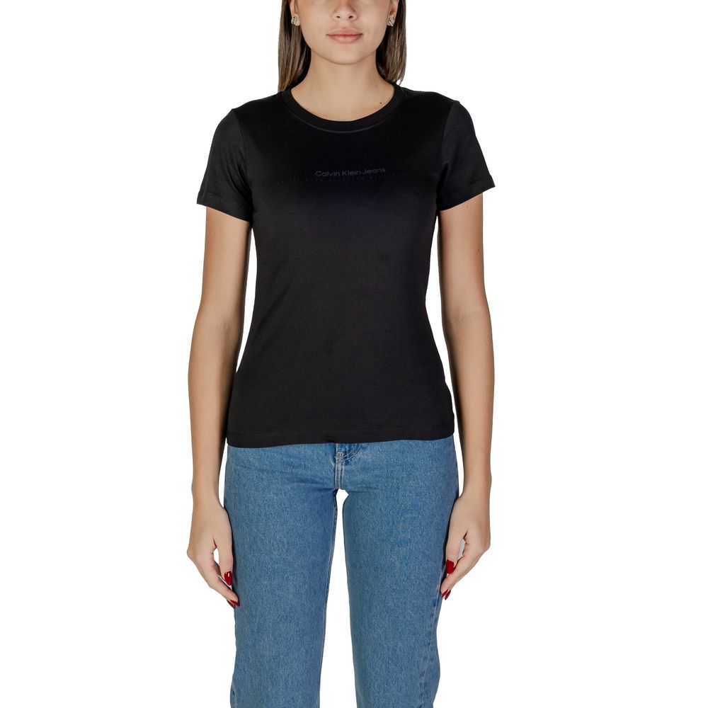 Black Cotton Tops & T-Shirt