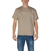 Beige Cotton T-Shirt