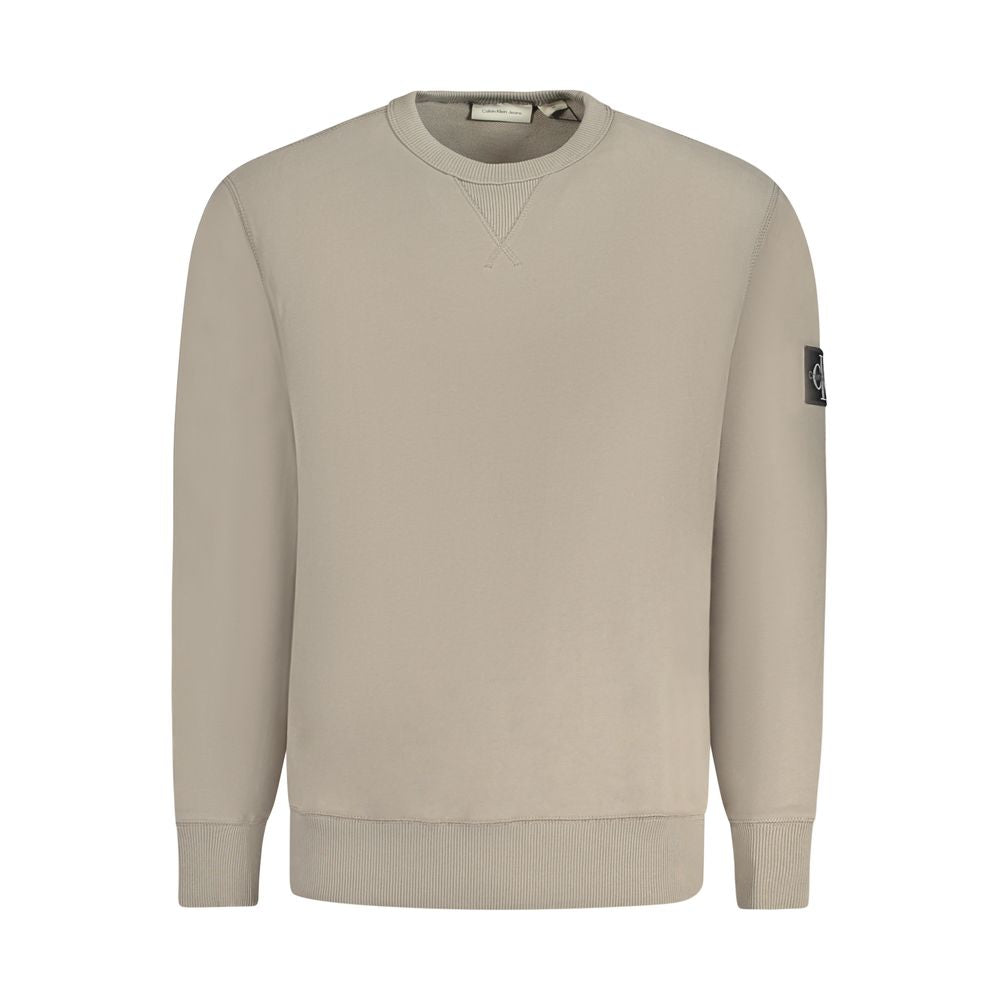 Beige Cotton Sweater