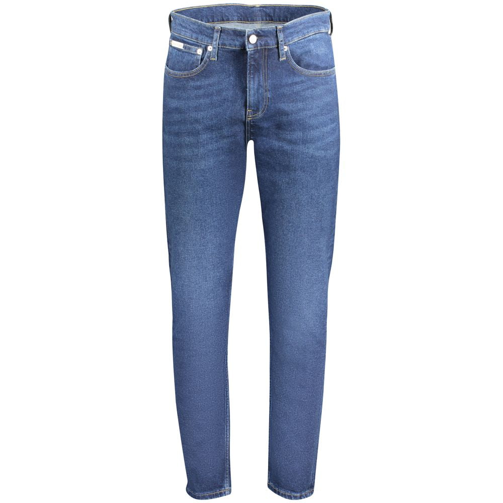 Blue Cotton Jeans & Pant