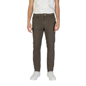 Brown Cotton Jeans & Pant