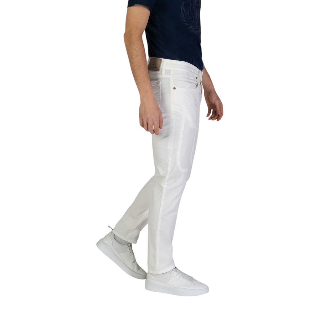 White Cotton Jeans & Pant