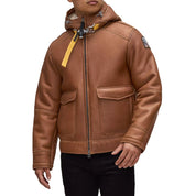 Brown Leather Di Pecora Jacket