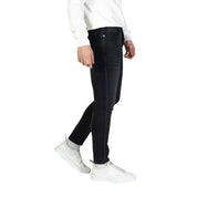 Black Cotton Jeans & Pant