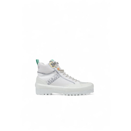 White Fabric Sneaker