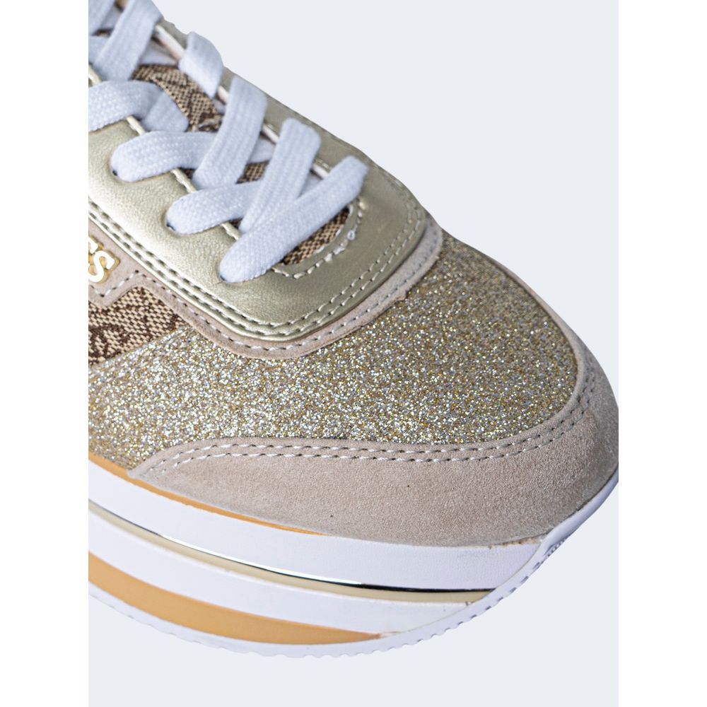 Beige Polyester Sneaker