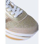 Beige Polyester Sneaker