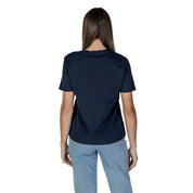 Blue Cotton Tops & T-Shirt