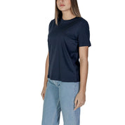 Blue Cotton Tops & T-Shirt