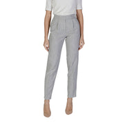 Gray Recycled Polyester Jeans & Pant