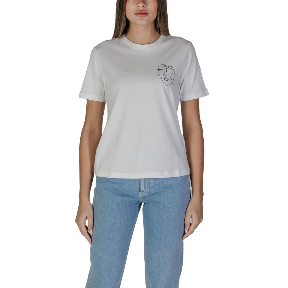 White Cotton Tops & T-Shirt