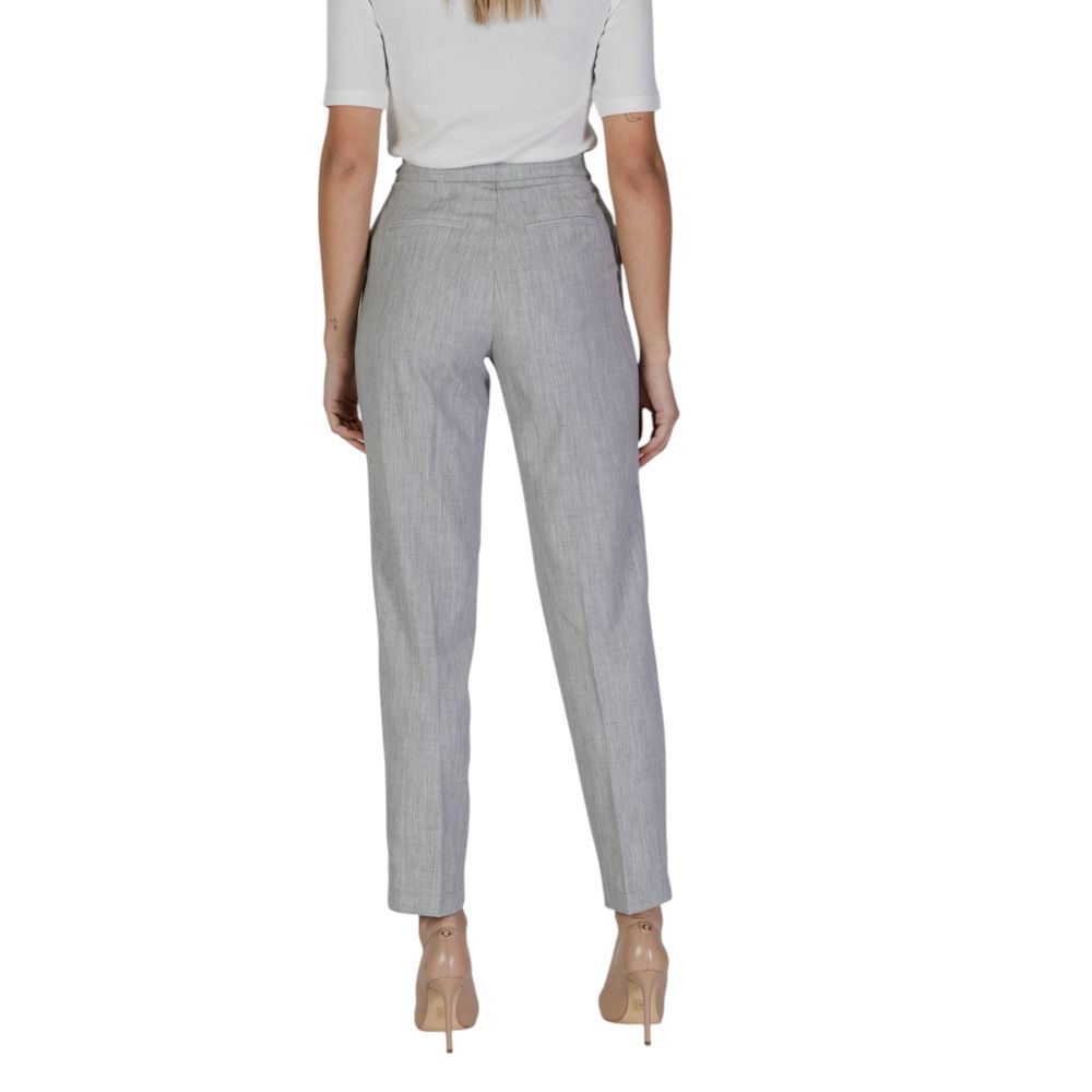 Gray Recycled Polyester Jeans & Pant