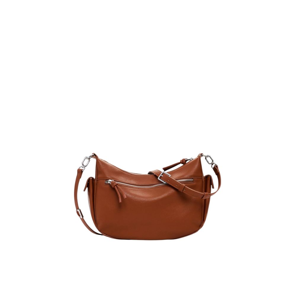 Brown Polyethylene Handbag