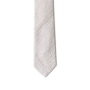 Silver Silk Ties & Bowty