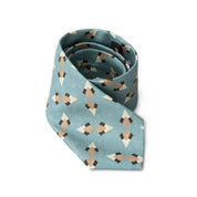 Turquoise Silk Ties & Bowty