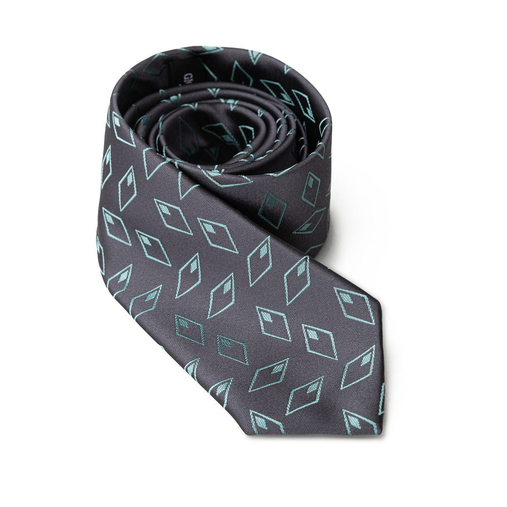 Gray Silk Ties & Bowty