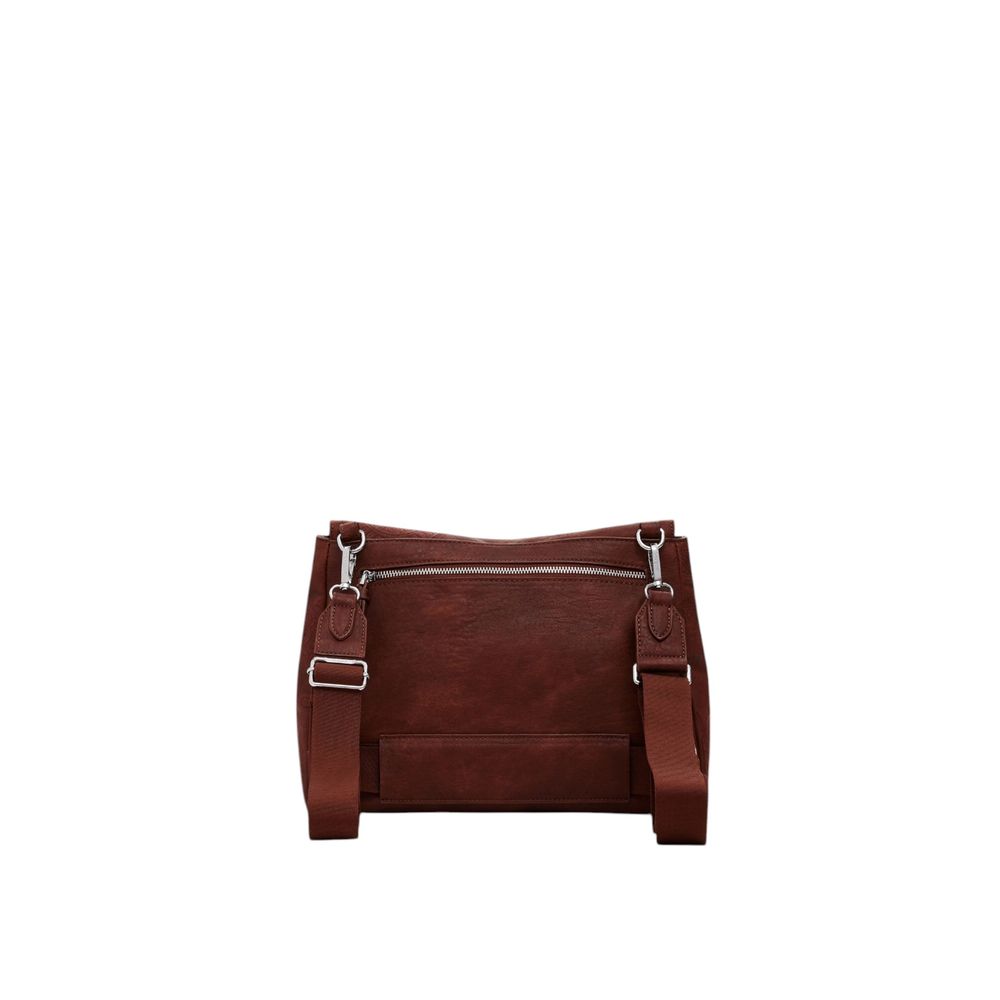 Brown Polyethylene Handbag