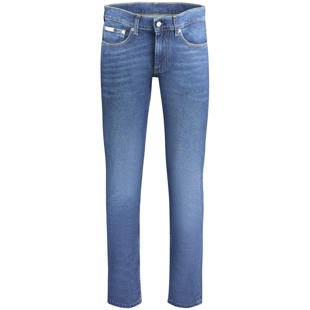 Blue Cotton Jeans & Pant