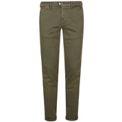 Green Cotton Men Chino Pants