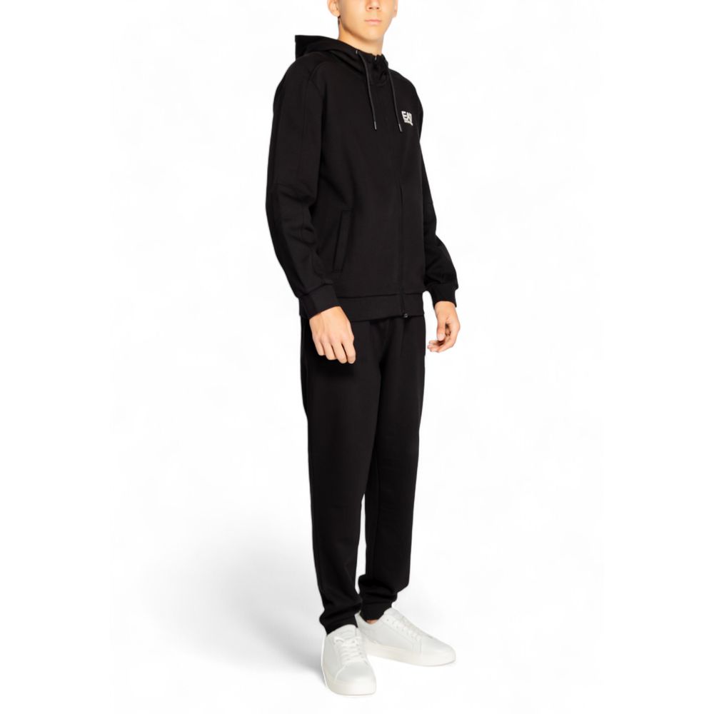 Black And White Cotton Sweatsuit