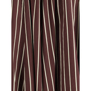 Striped satin Long Skirt