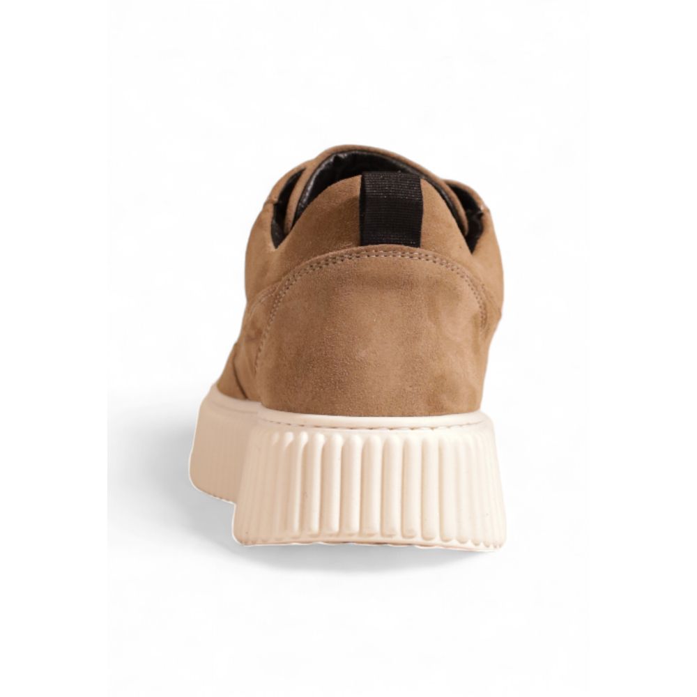 Beige Suede Sneaker