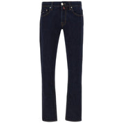 Blue Cotton Jeans & Pant