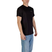 Black Cotton Rigenerato T-Shirt