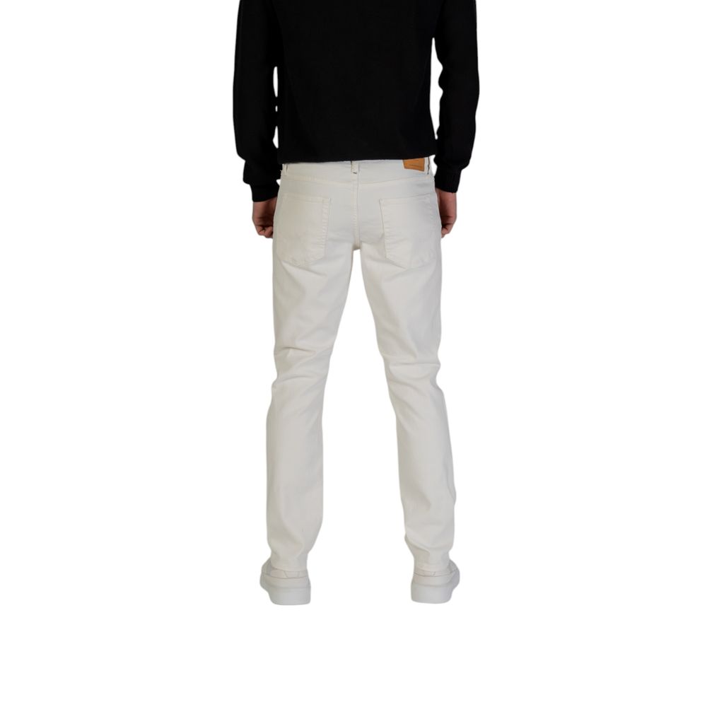 White Cotton Jeans & Pant