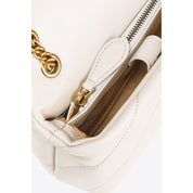 Cream Leather Handbag