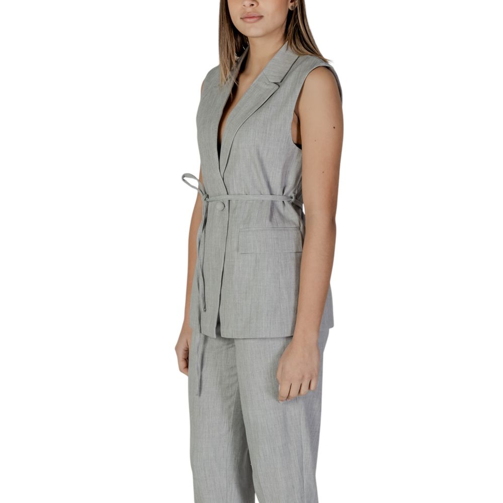 Gray Recycled Polyester Vest