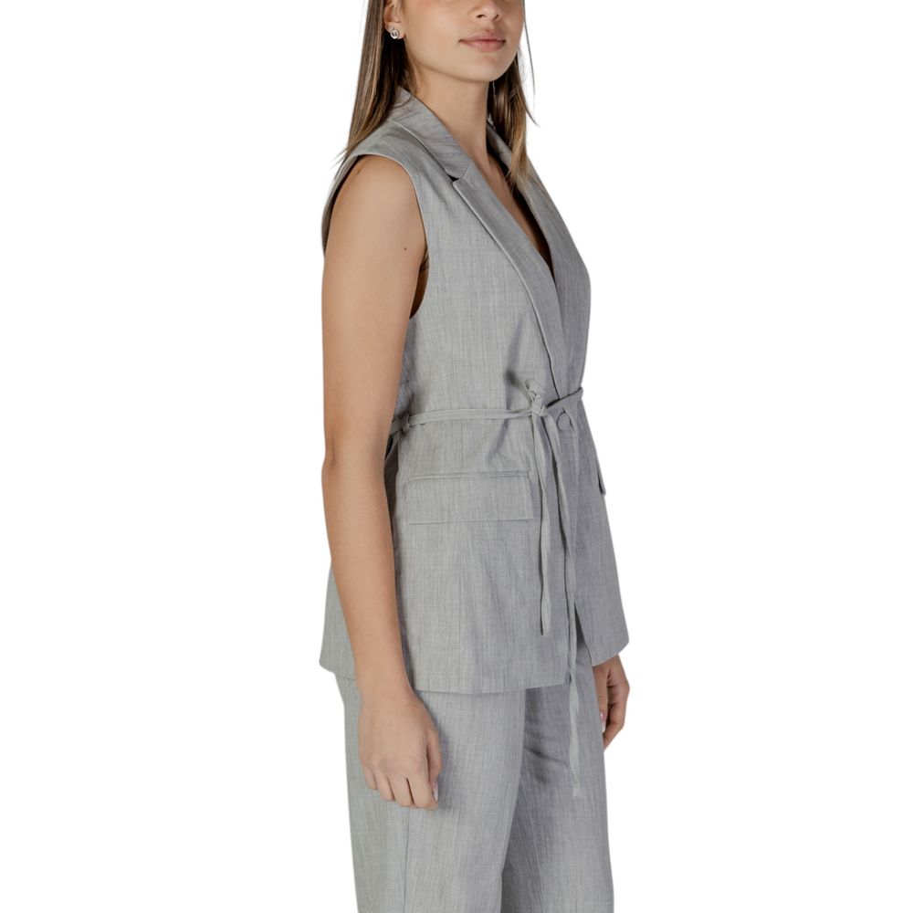 Gray Recycled Polyester Vest