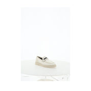 Beige Loafers Shoes