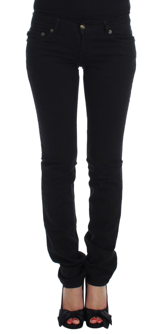 Chic Slim Skinny Black Jeans