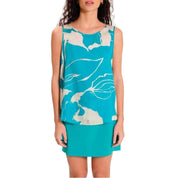 Turquoise Polyester Blouse