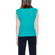 Green Polyester Blouse