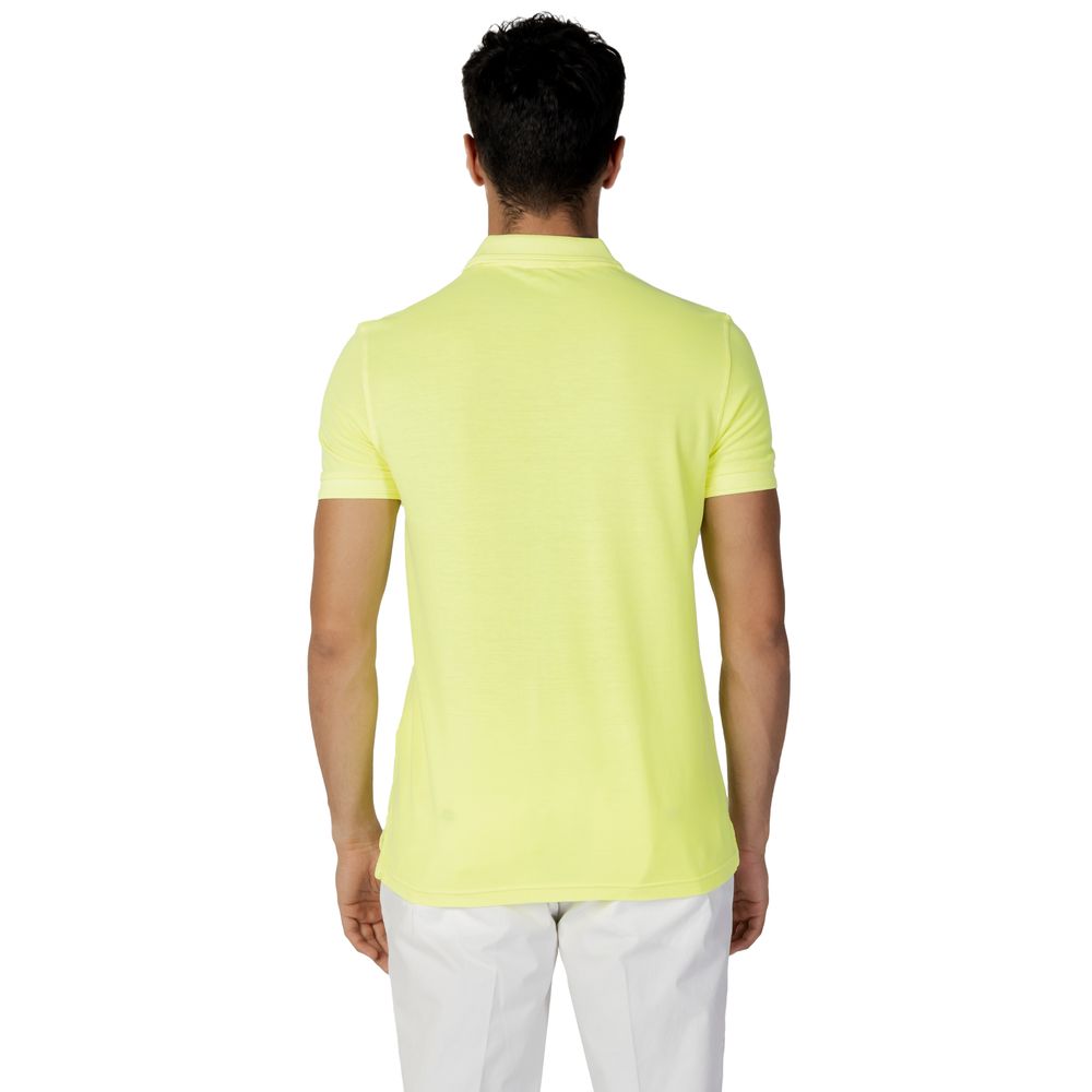 Yellow Cotton Polo Shirt