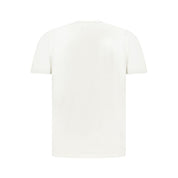 White Cotton Men T-Shirt