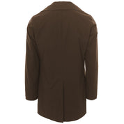 Brown Polyester Riciclato Jacket