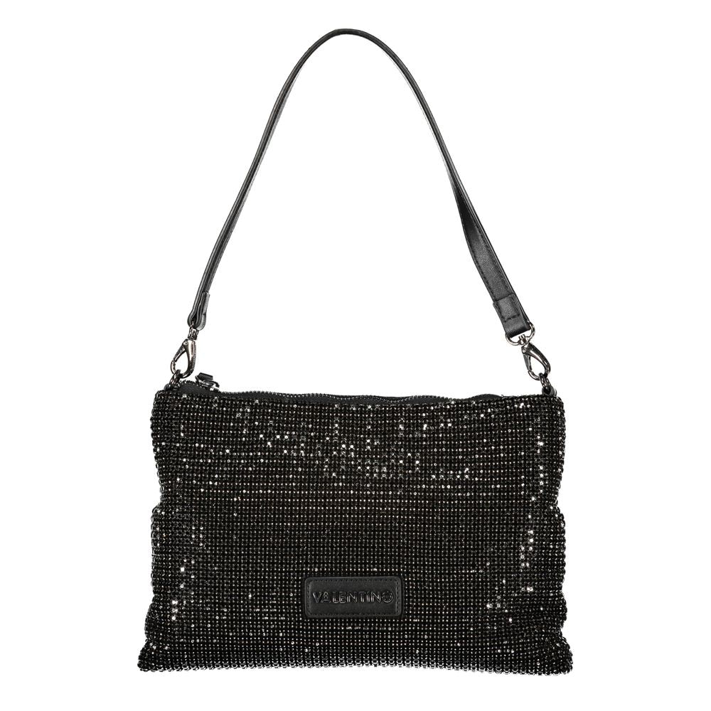 Black Polyester Handbag